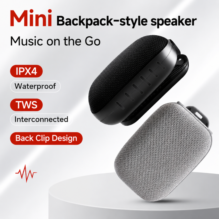 Portable Clip-On Bluetooth Speaker