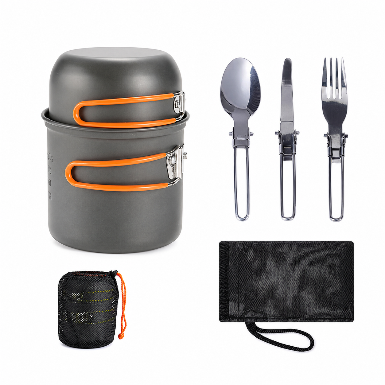 1–2 Person Camping Cookware Set - Image 3