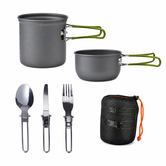 1–2 Person Camping Cookware Set - Image 4