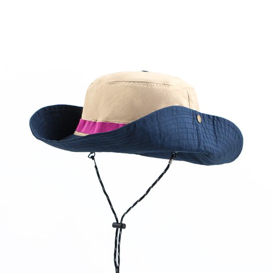 UPF 50+ Foldable Wide-Brim Womens Sun Hat - Image 8