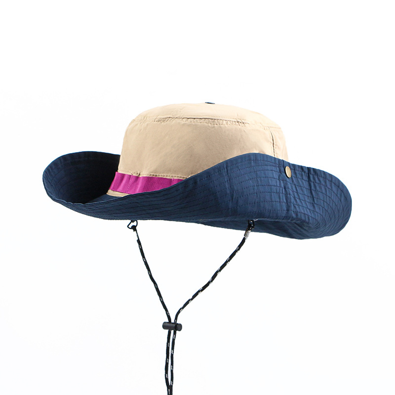 UPF 50+ Foldable Wide-Brim Womens Sun Hat - Image 8
