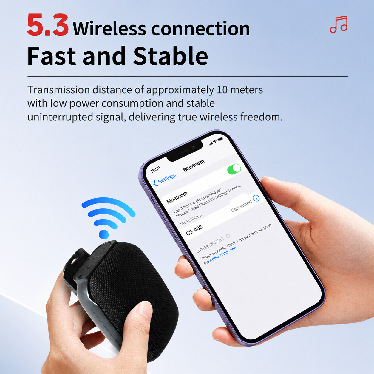 Portable Clip-On Bluetooth Speaker - Image 7