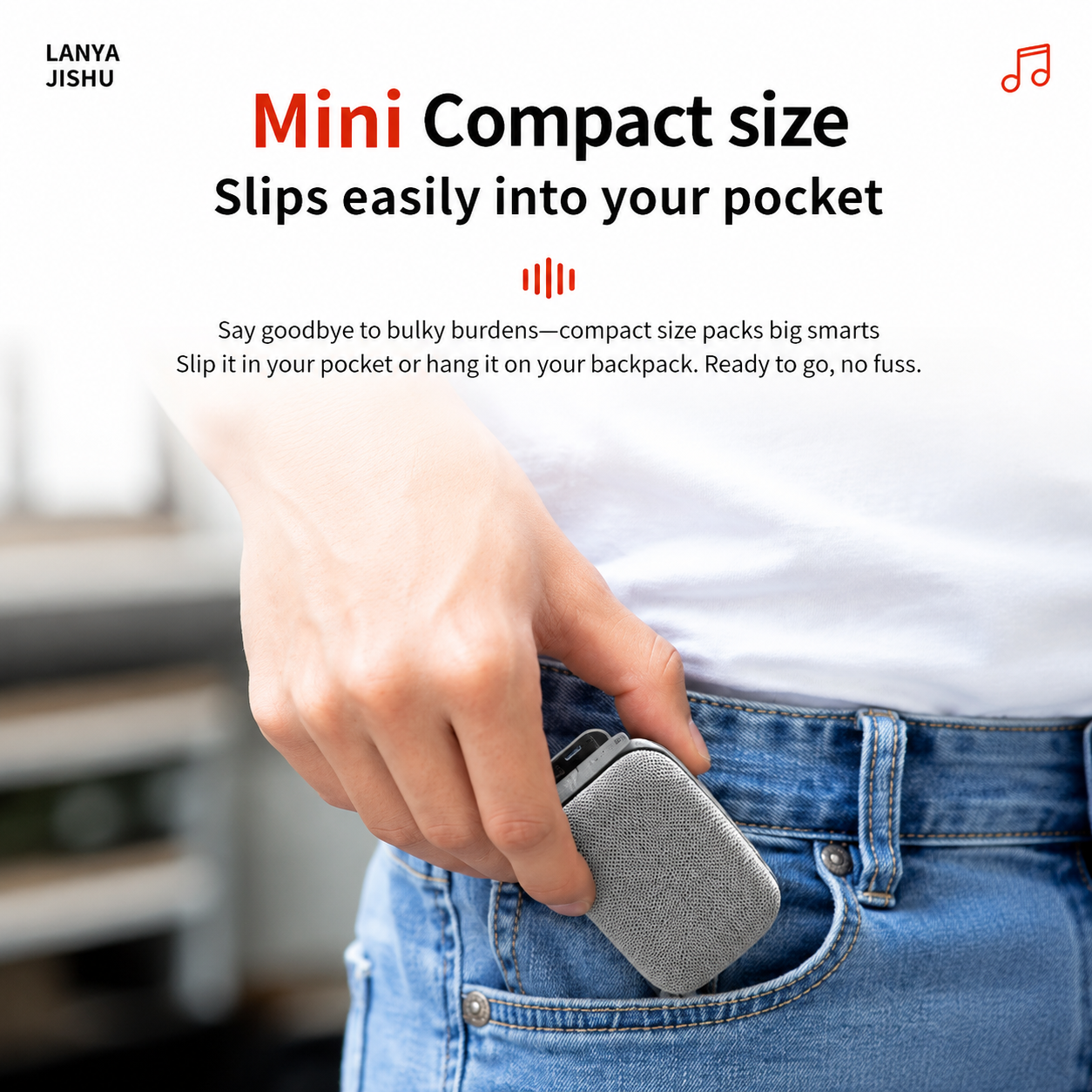 Portable Clip-On Bluetooth Speaker - Image 11