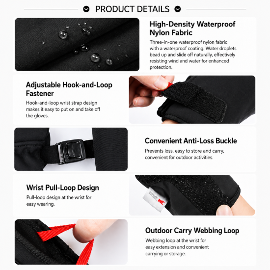 Insulated Touchscreen Winter Gloves - Image 8
