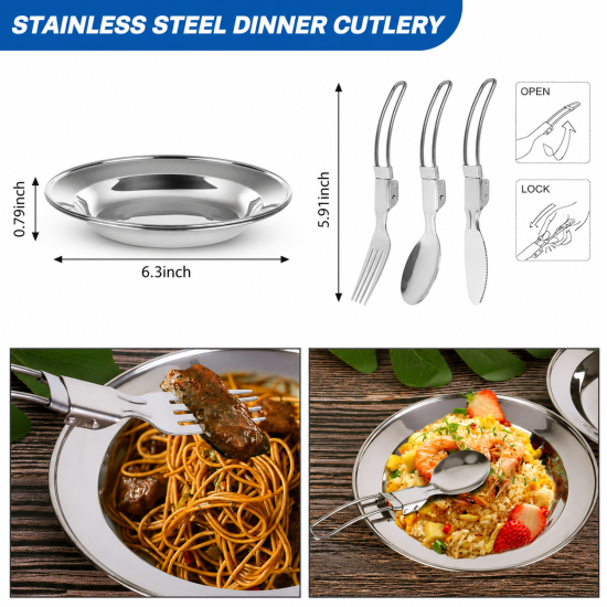 2–3 Person Camping Cookware Set - Image 3