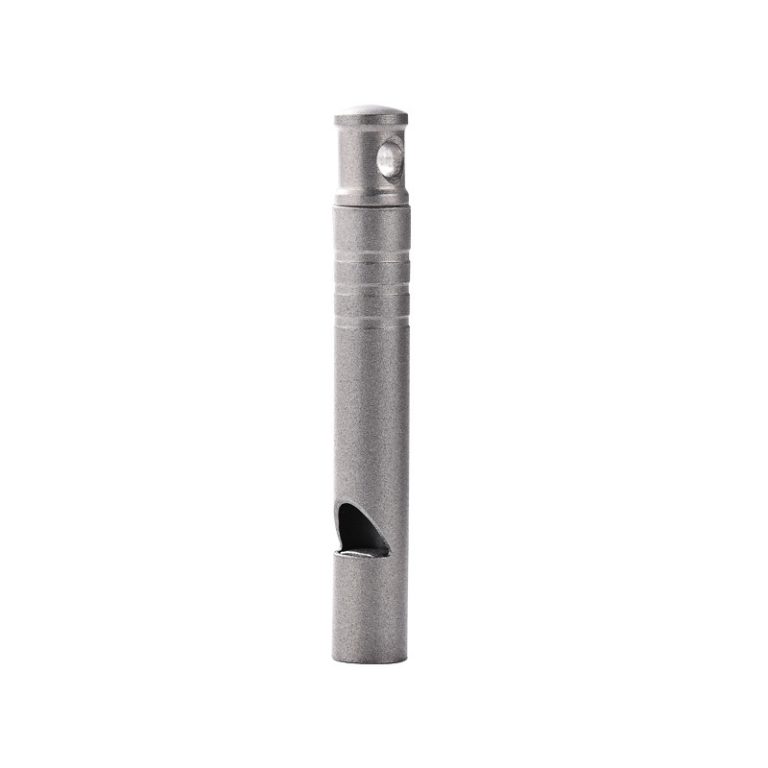 Pealess Titanium Emergency Whistle