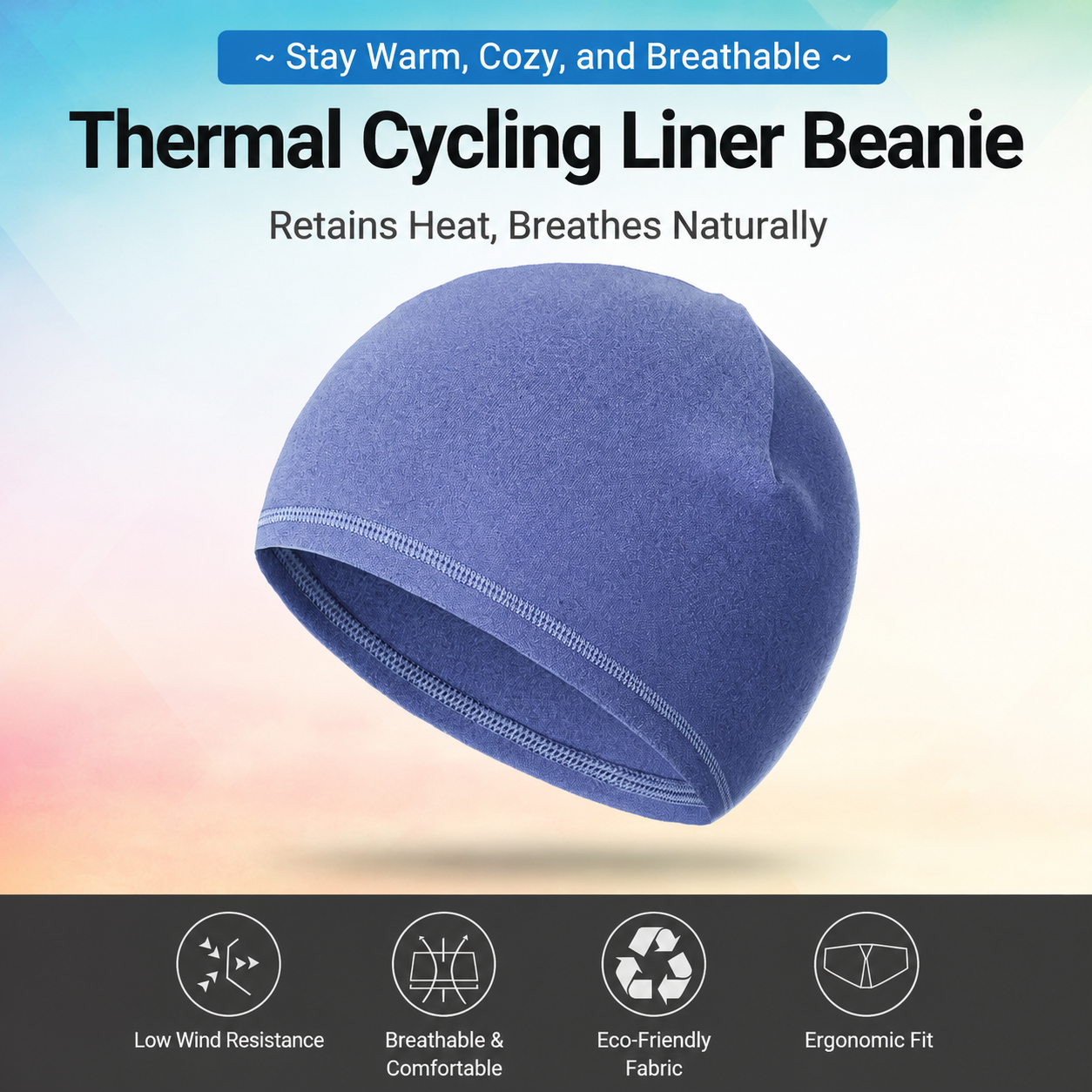 Thermal Skull Cap Helmet Liner - Image 2