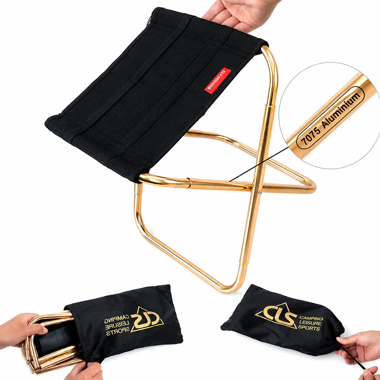 Lightweight Folding Camping Stool - Image 4