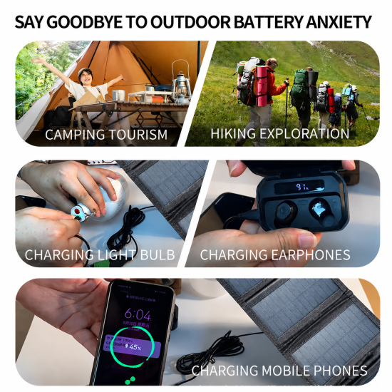 Foldable Solar Panel with USB Charging - Image 7