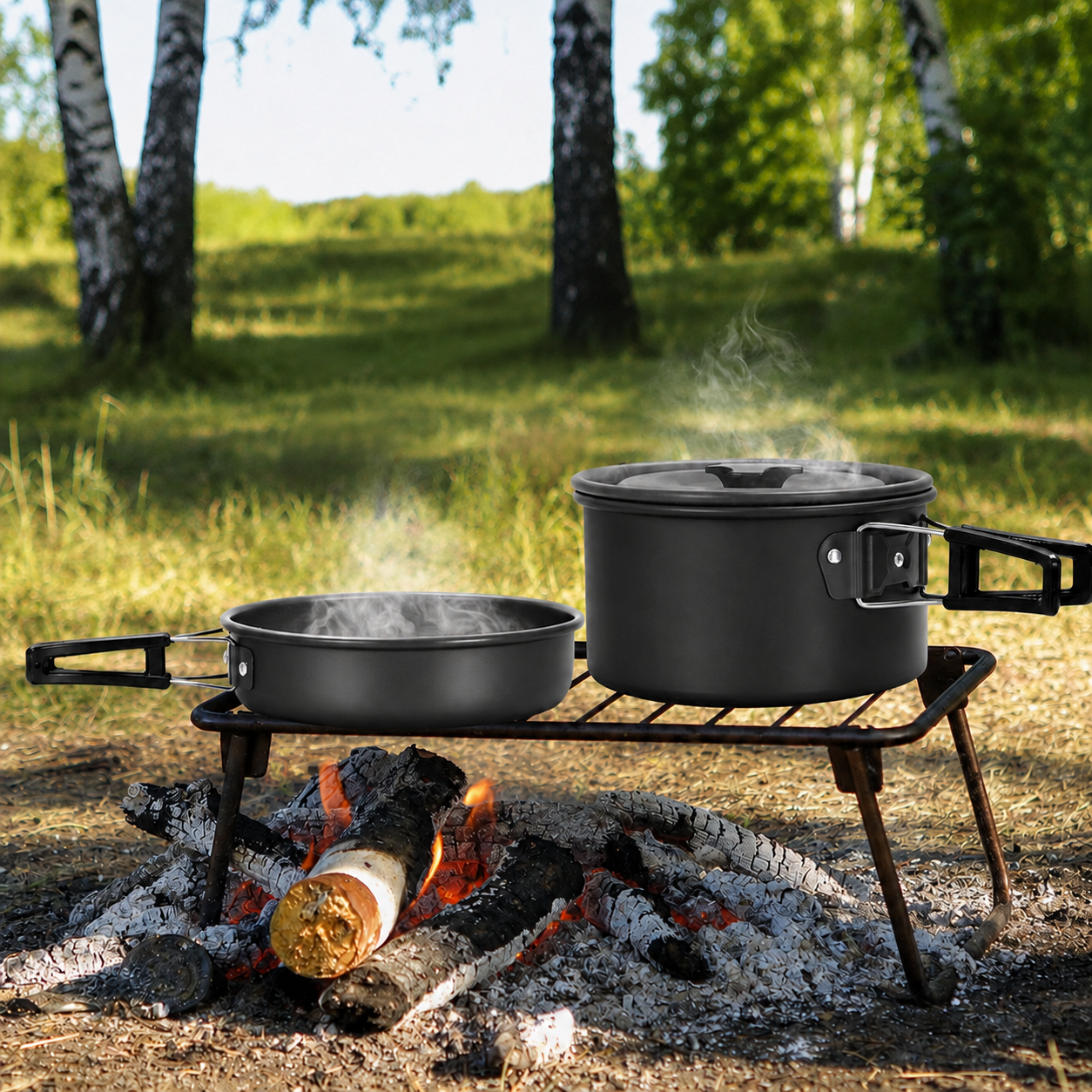2–3 Person Camping Cookware Set - Image 2