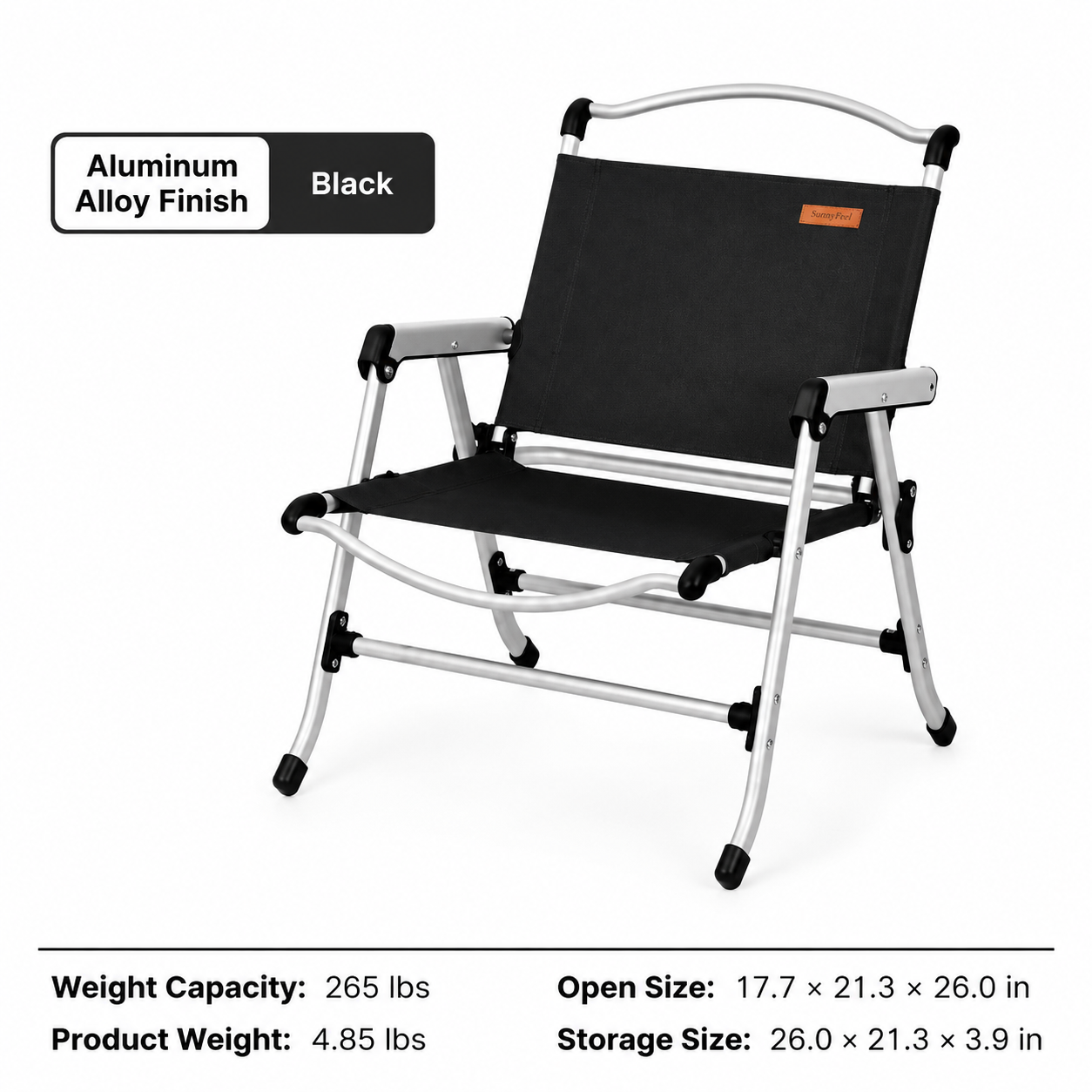 Aluminum Kermit-Style Camping Chair - Image 7
