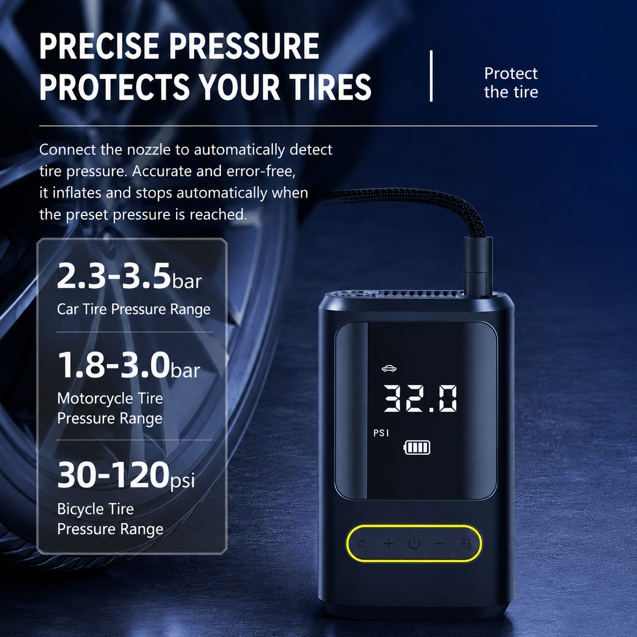 Portable Cordless Tire Inflator - Image 4
