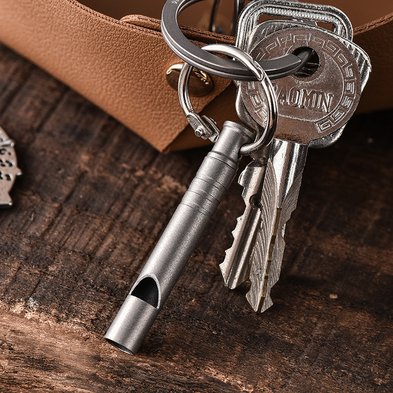 Pealess Titanium Emergency Whistle - Image 5