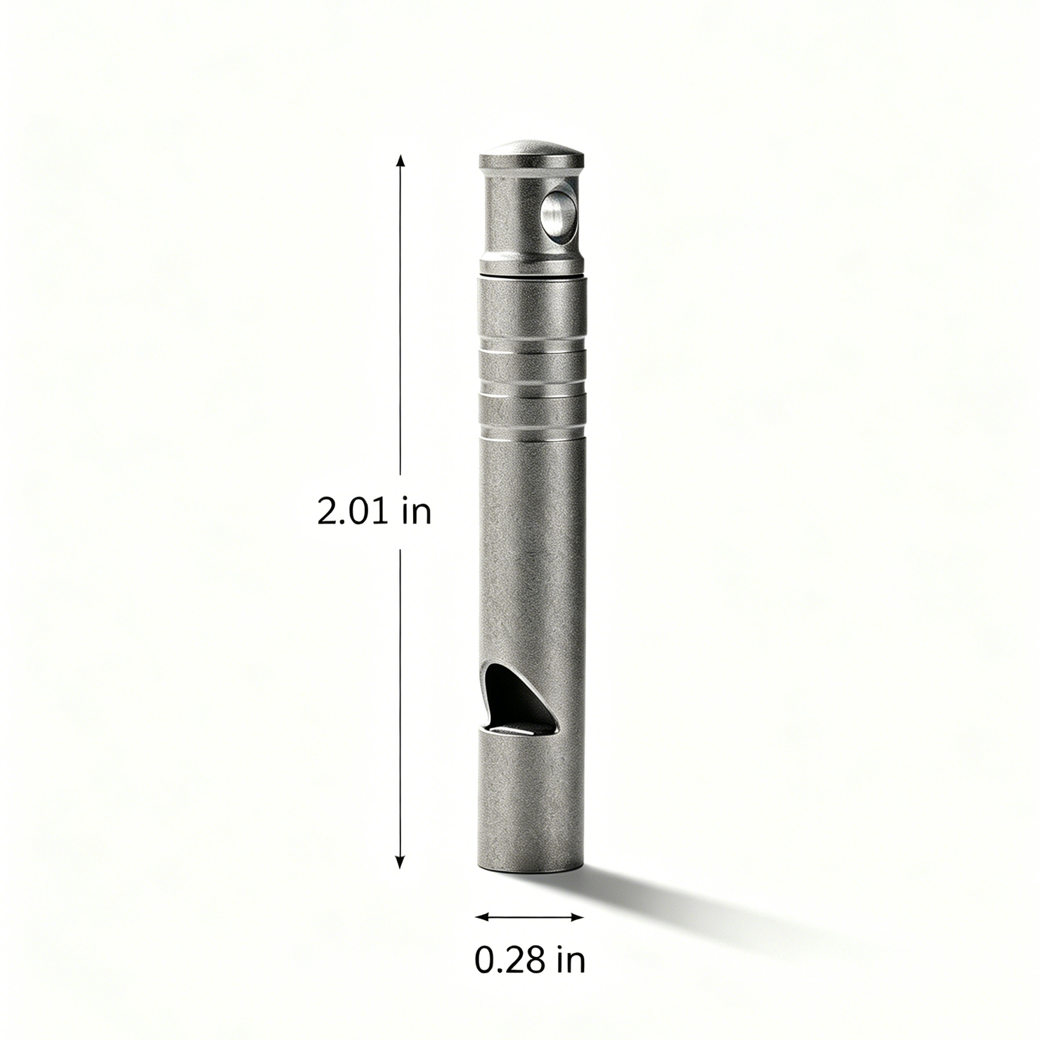Pealess Titanium Emergency Whistle - Image 6