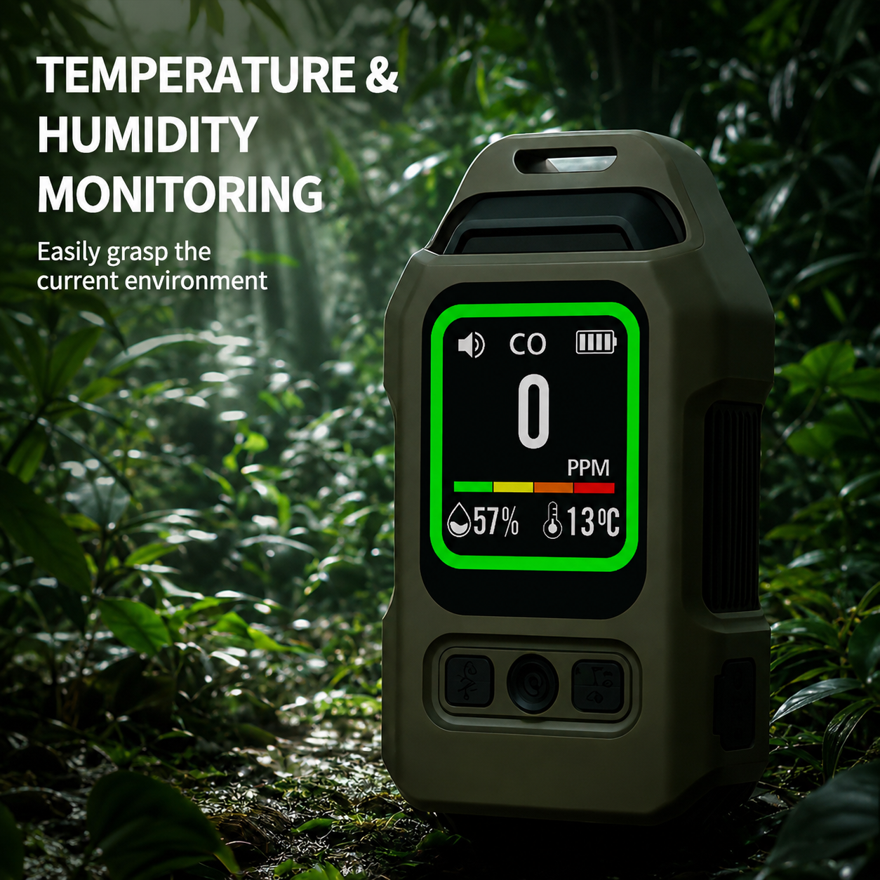 Portable CO & CO₂ Environmental Monitor - Image 4