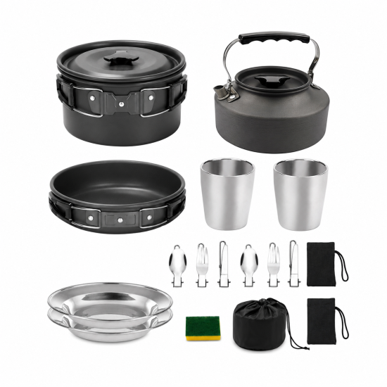 2–3 Person Camping Cookware Set