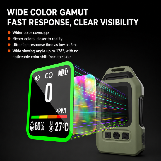 Portable CO & CO₂ Environmental Monitor - Image 5