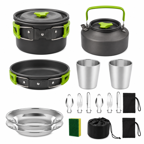 2–3 Person Camping Cookware Set - Image 9