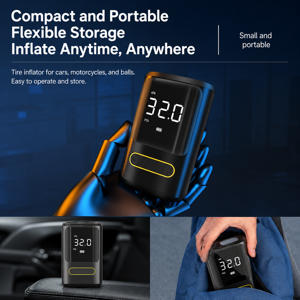 Portable Cordless Tire Inflator - Image 9