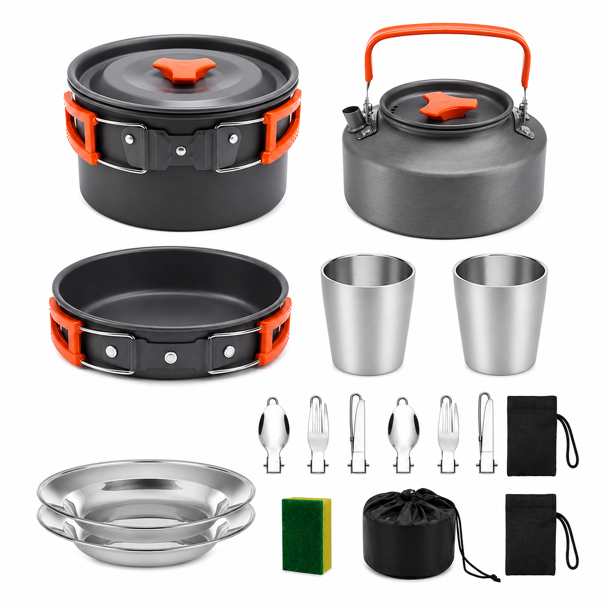 2–3 Person Camping Cookware Set - Image 10