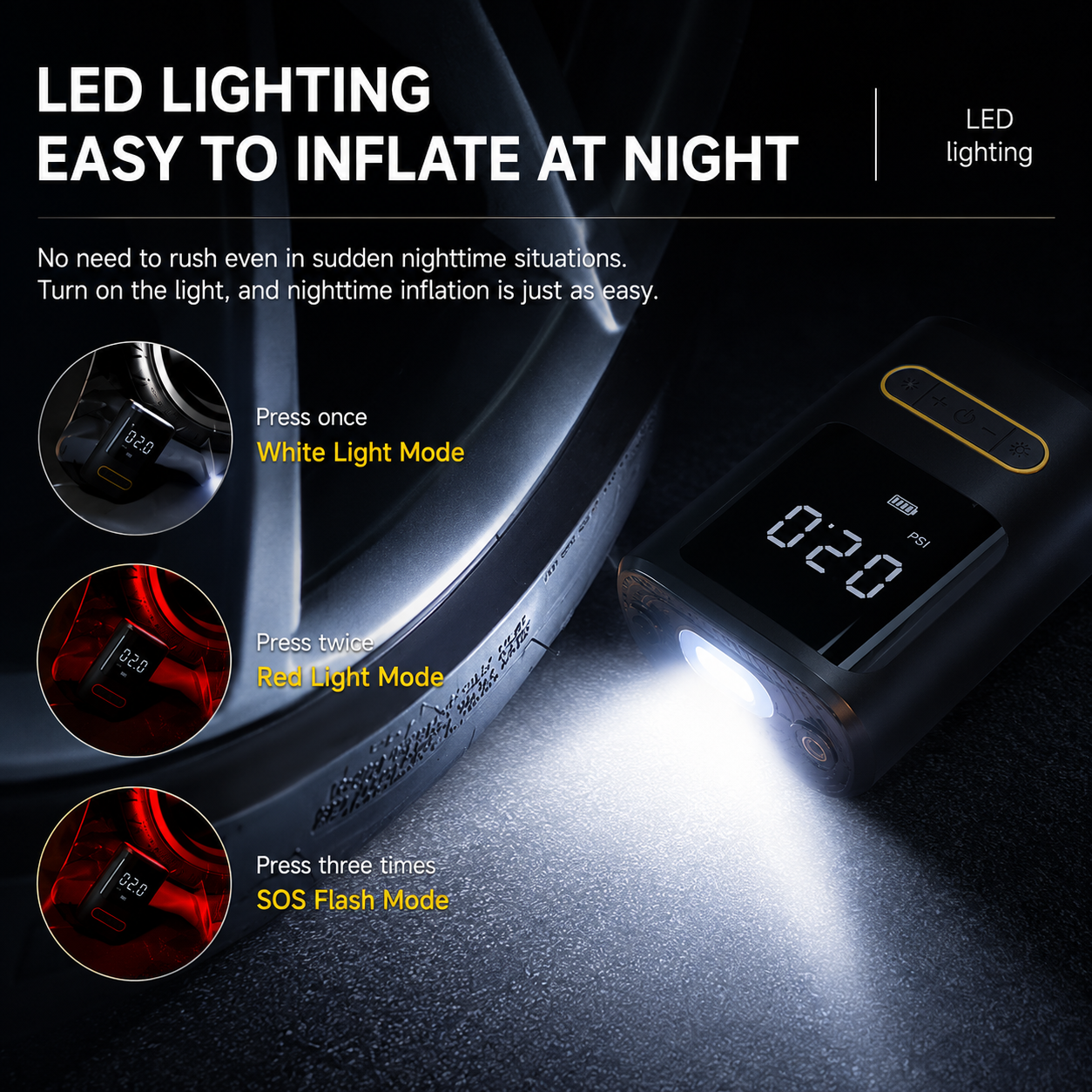 Portable Cordless Tire Inflator - Image 10