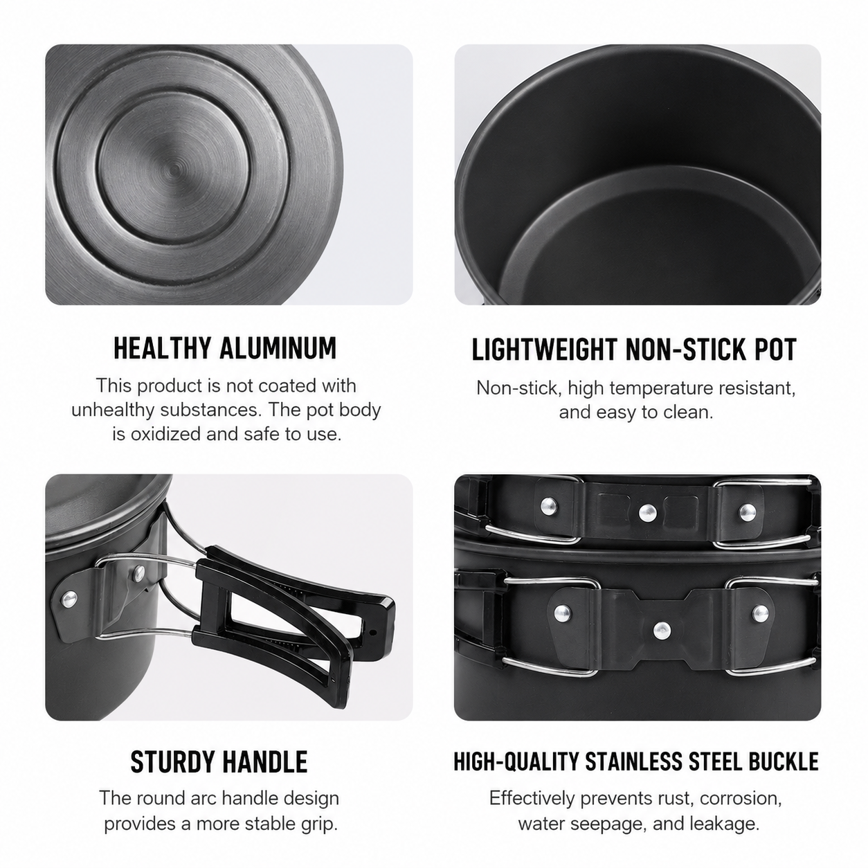 2–3 Person Camping Cookware Set - Image 7