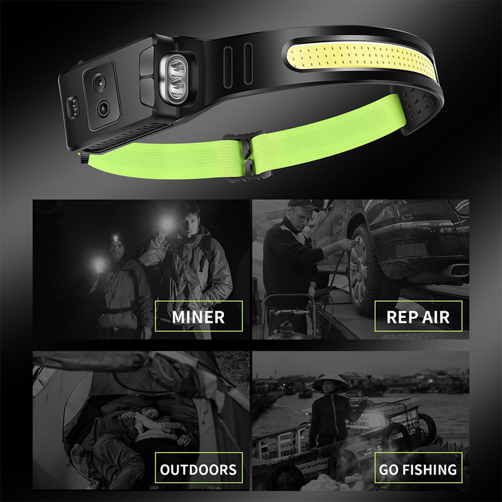 Rechargeable Motion-Sensor LED Headlamp - Image 14