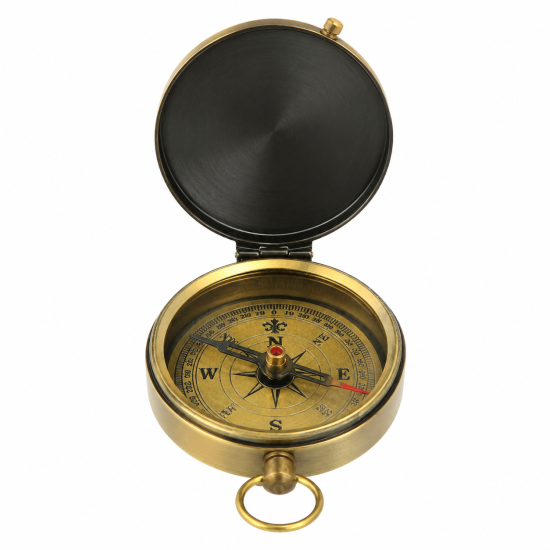 Vintage Pocket Watch Style Compass