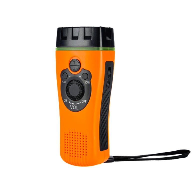 Hand-Crank Emergency Radio with Flashlight