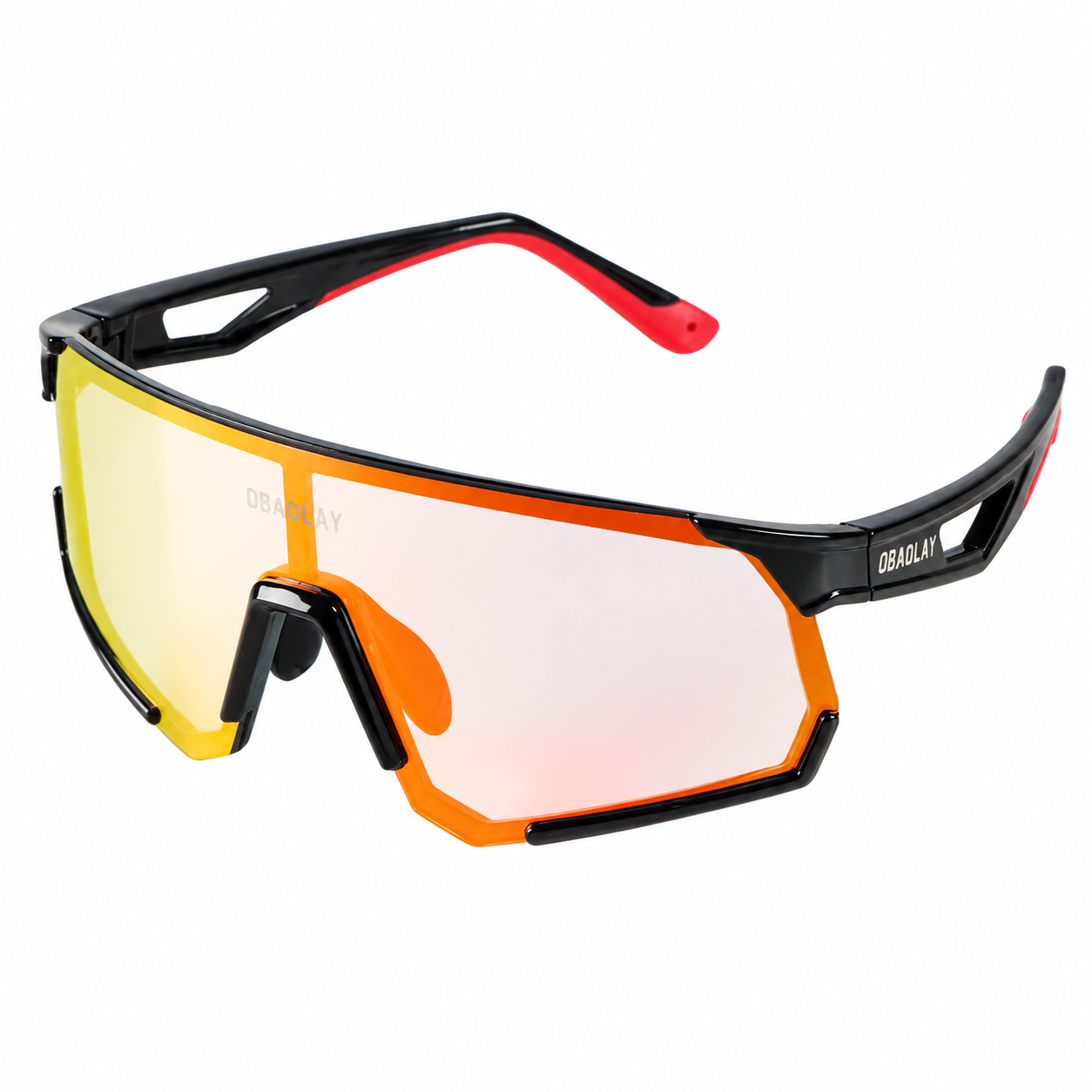 Photochromic Wraparound Cycling Sunglasses - Image 1