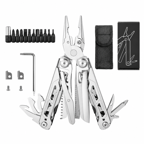 16-in-1 Folding Multi-Tool Pliers