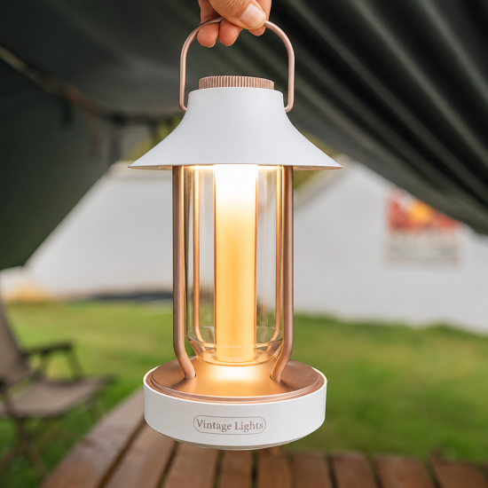 Rechargeable Vintage Camping Lantern - Image 2