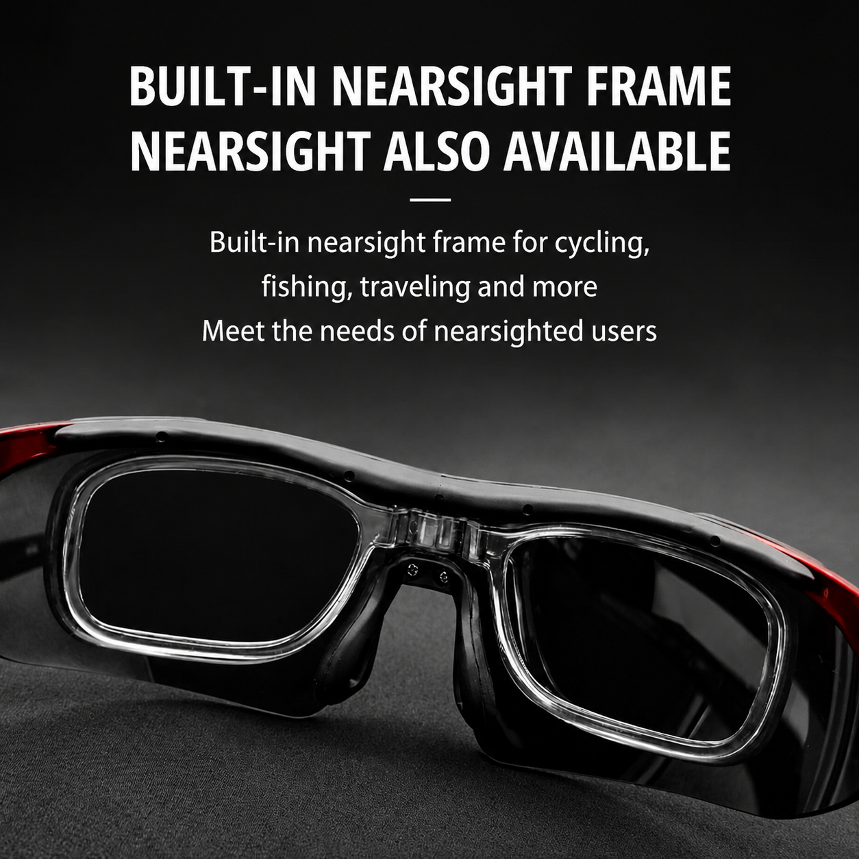 5-Lens Interchangeable Cycling Sunglasses Set - Image 5