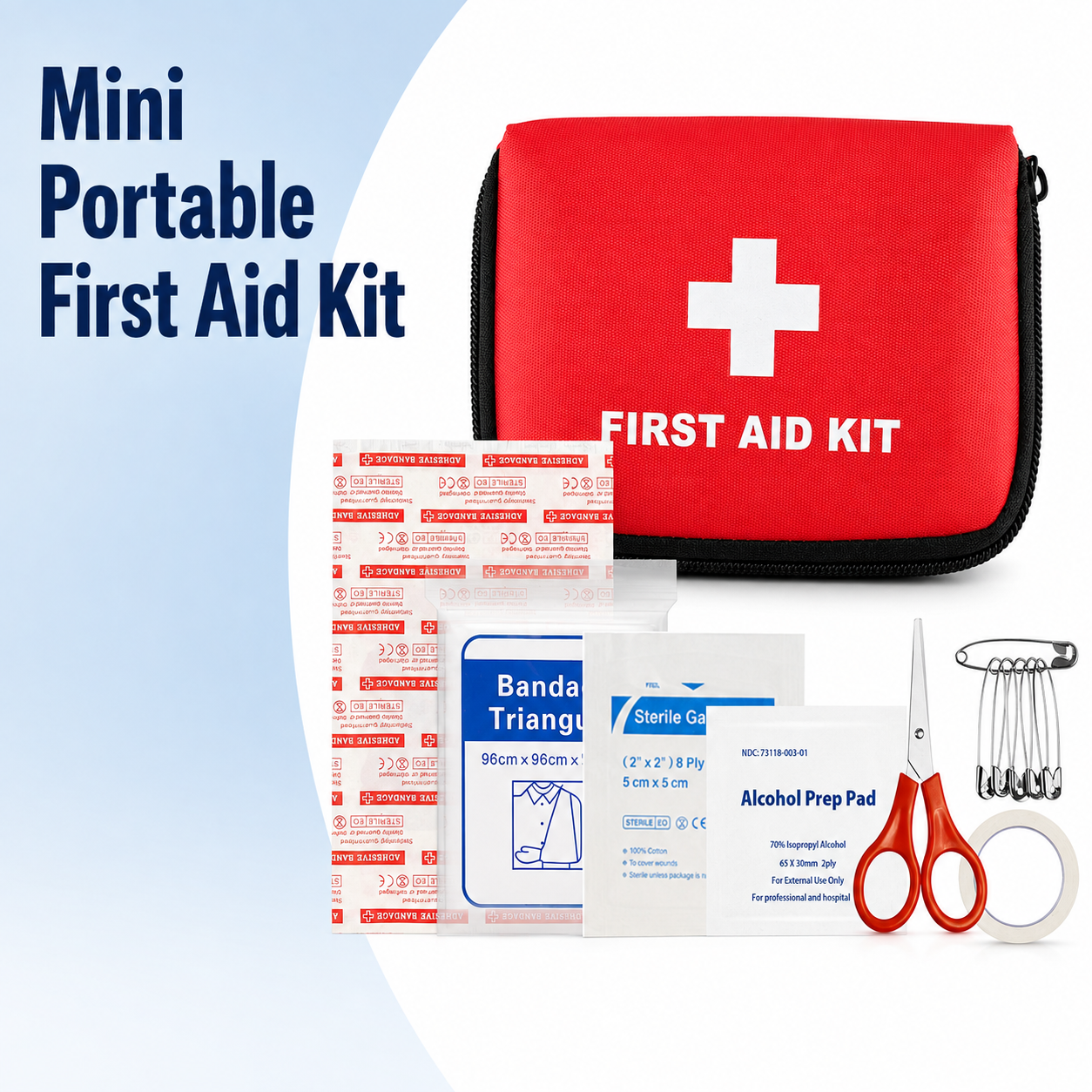 Mini Portable First Aid Kit - Image 2