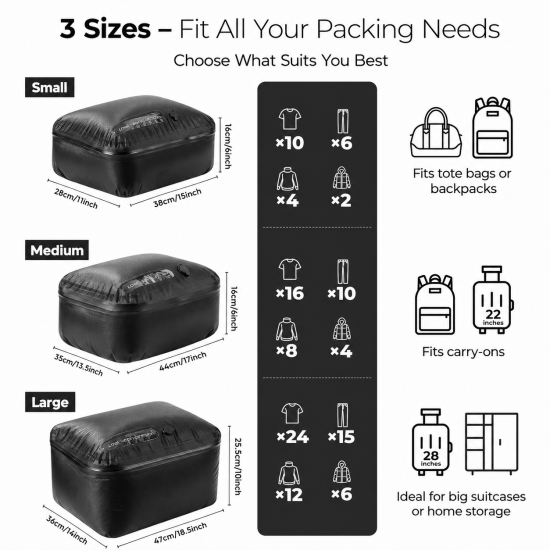 Waterproof Vacuum Seal Storage Bag - Image 7