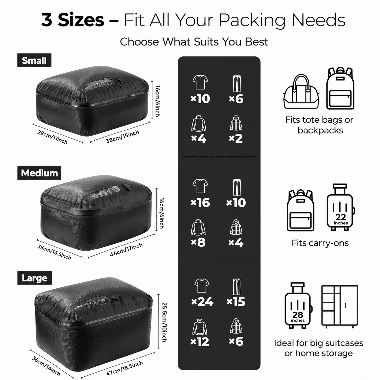 Waterproof Vacuum Seal Storage Bag - Image 7