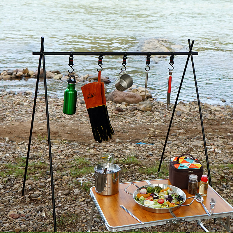 Foldable Aluminum Camping Hanging Rack - Image 2