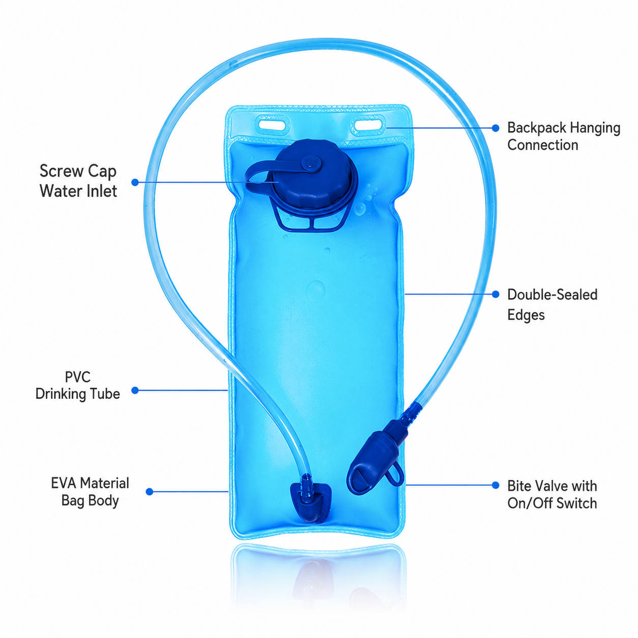 EVA Hydration Bladder for Backpacks - Image 2