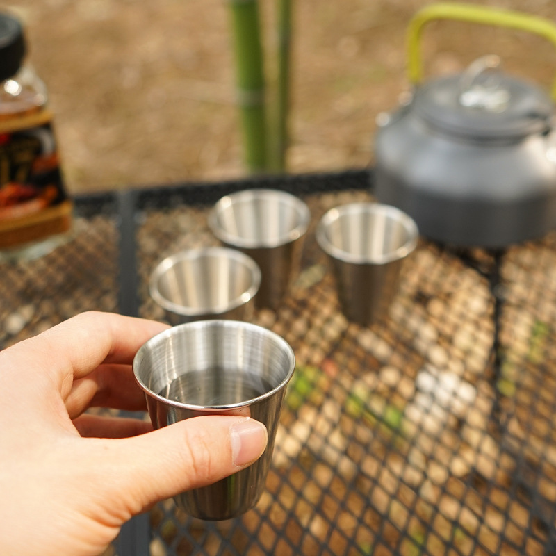 304 Stainless Steel Shot Cup Set - Image 2