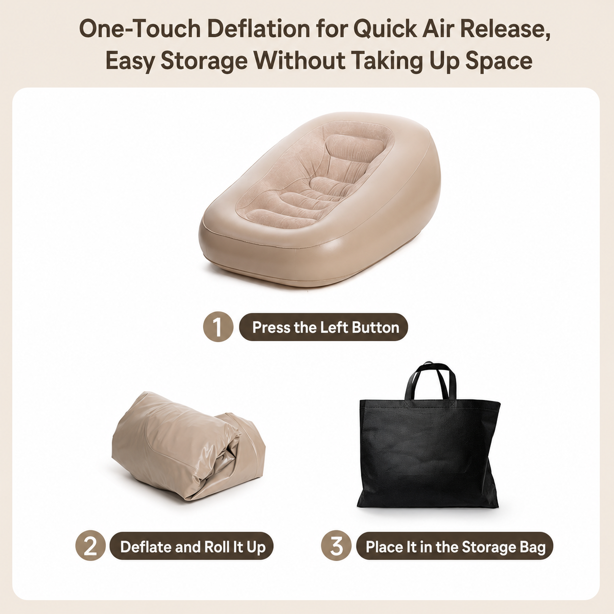 Automatic Inflatable Lounge Sofa - Image 4