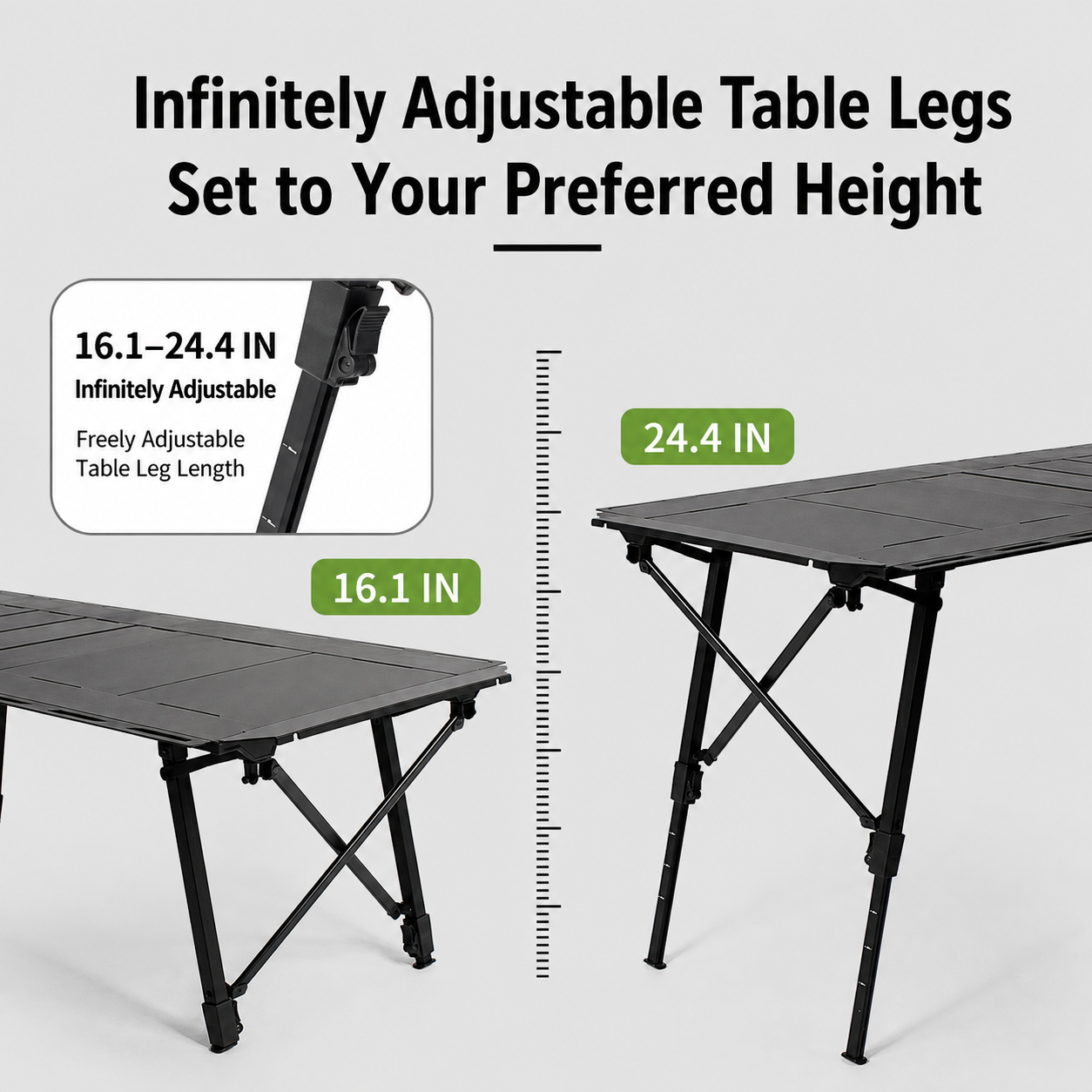 Foldable Expandable IGT Camping Table - Image 3