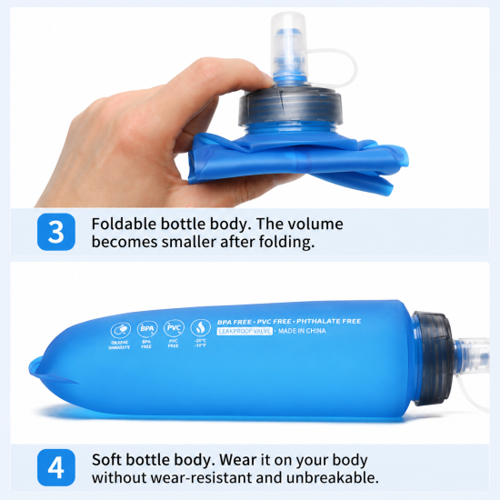 Collapsible TPU Hydration Bottle - Image 5