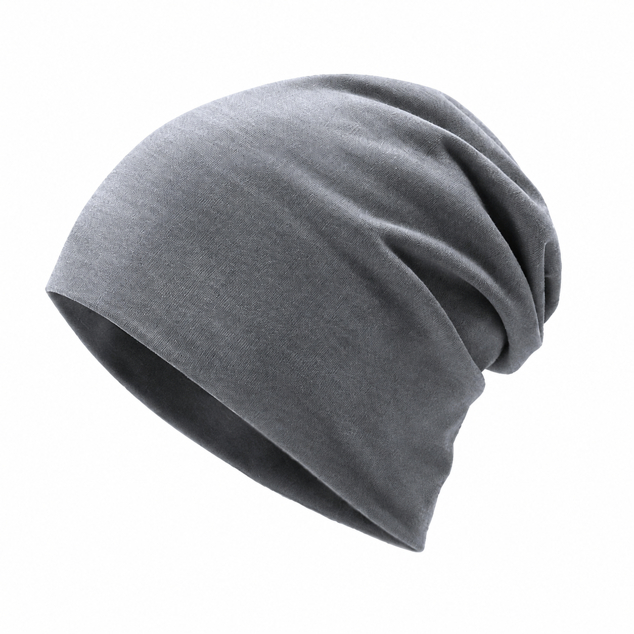 Oversized Double-Layer Cotton Beanie - Image 10
