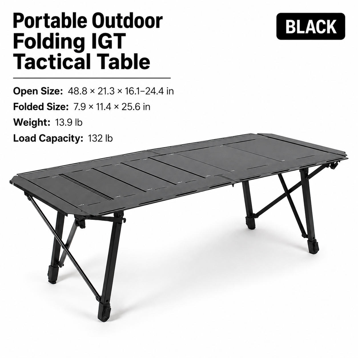 Foldable Expandable IGT Camping Table - Image 5