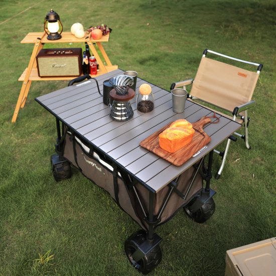 Wide-Wheel Foldable Camping Wagon - Image 6