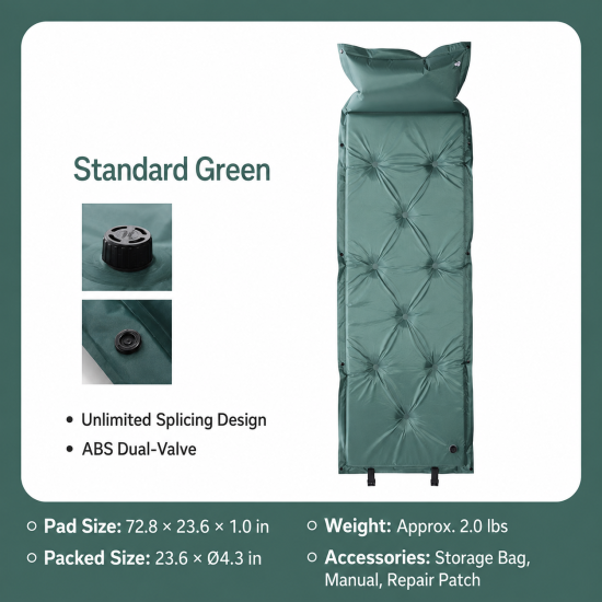 Connectable Self-Inflating Camping Pad - Image 7
