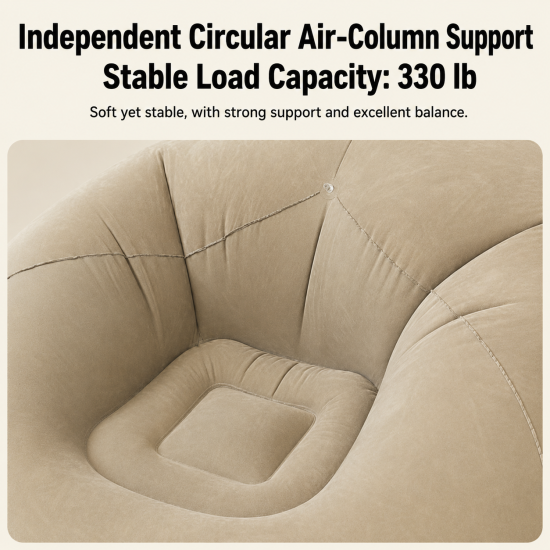 Portable Inflatable Lounge Sofa - Image 4