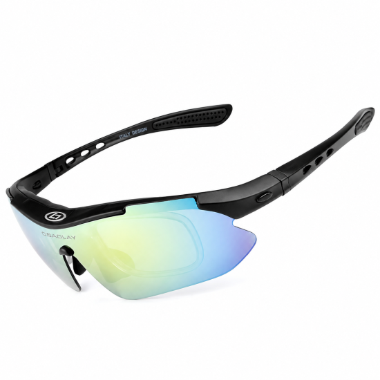 5-Lens Interchangeable Cycling Sunglasses Set - Image 13