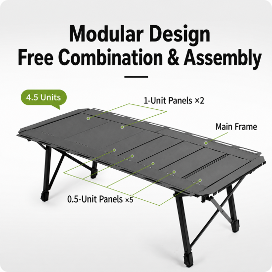 Foldable Expandable IGT Camping Table - Image 7