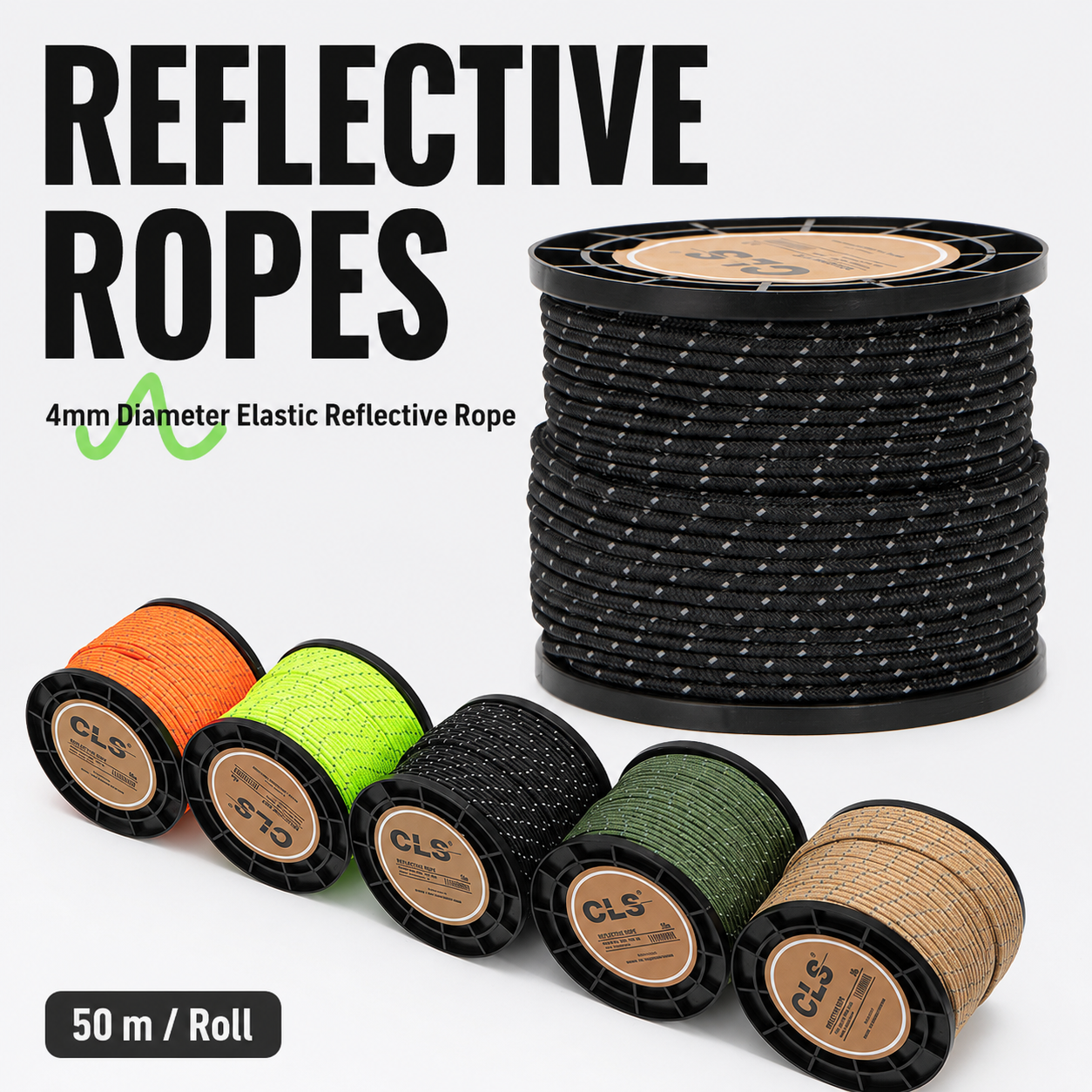 50 Meter Reflective Tent Guy Rope - Image 5